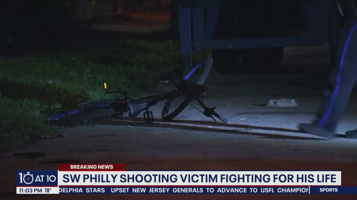 Man, 24, critically injured after gunmen fire at least 45 times in SW Philadelphia